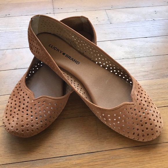 lucky brand perforated flats
